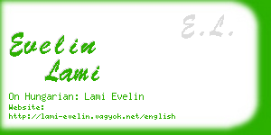 evelin lami business card